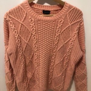 Top shop cable knit sweater